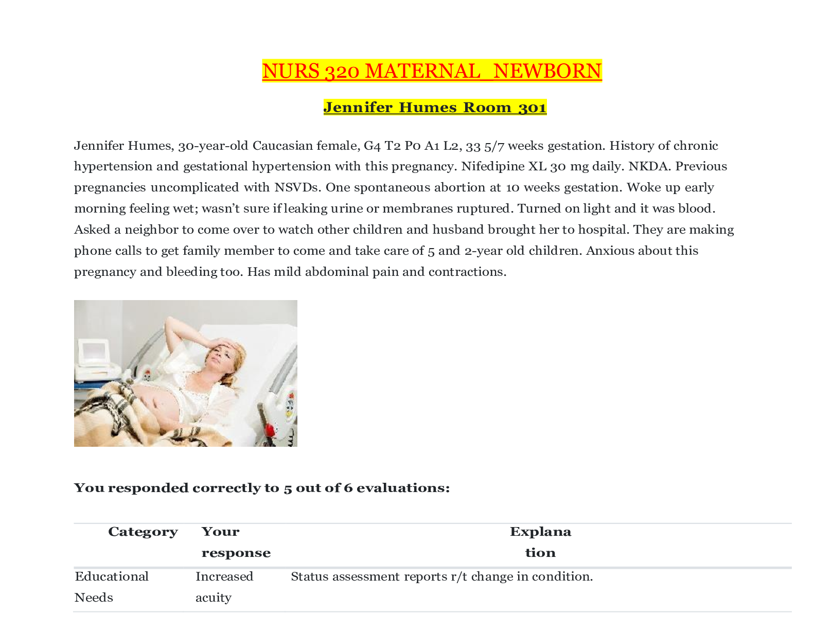 Preview of Swift River MATERNAL_NEWBORN_2020 | NURS 320 Swift river MATERNAL_NEWBORN_Graded A